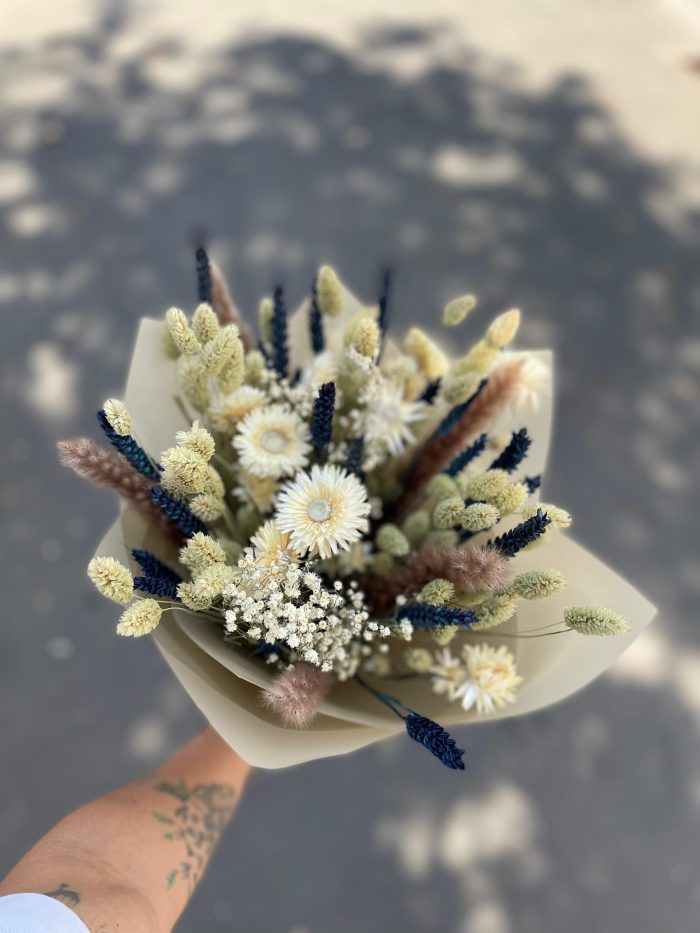 Flores secas- Ramo Indigo II-1