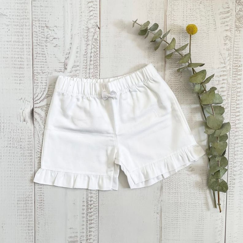 Short Niña Bebe Blanco Maya Kids-1