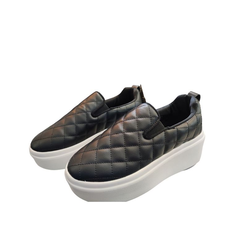 Mocasines Negros de Plataforma -1