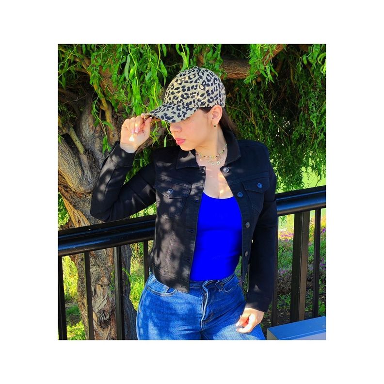Chaqueta de Jeans Negra-1