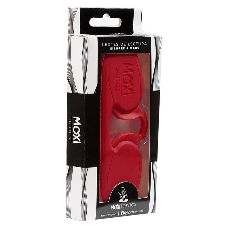 ANTEOJOS SOS RECTANGULAR ROJO C03 2.5-0