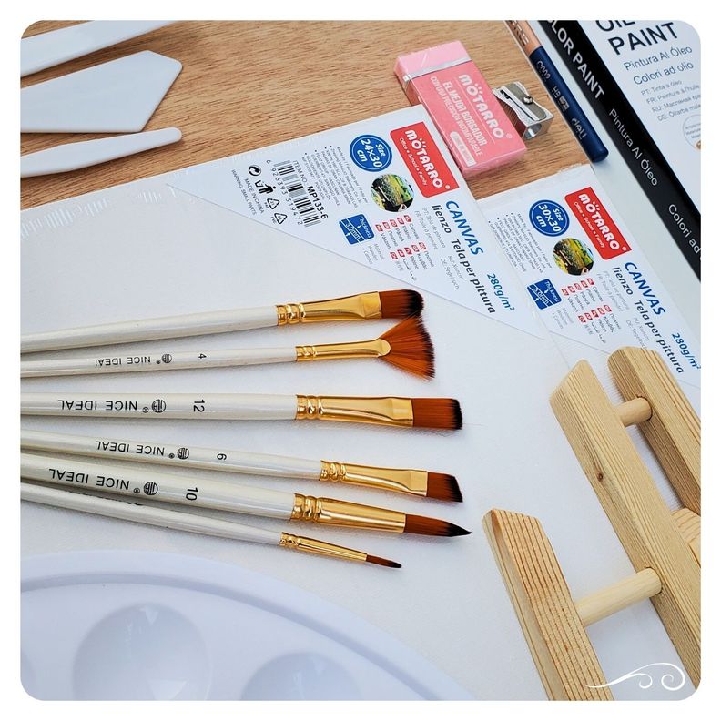 Set Arte Pinturas Acrílicas Kit arte 45 Piezas 24 Colores-3