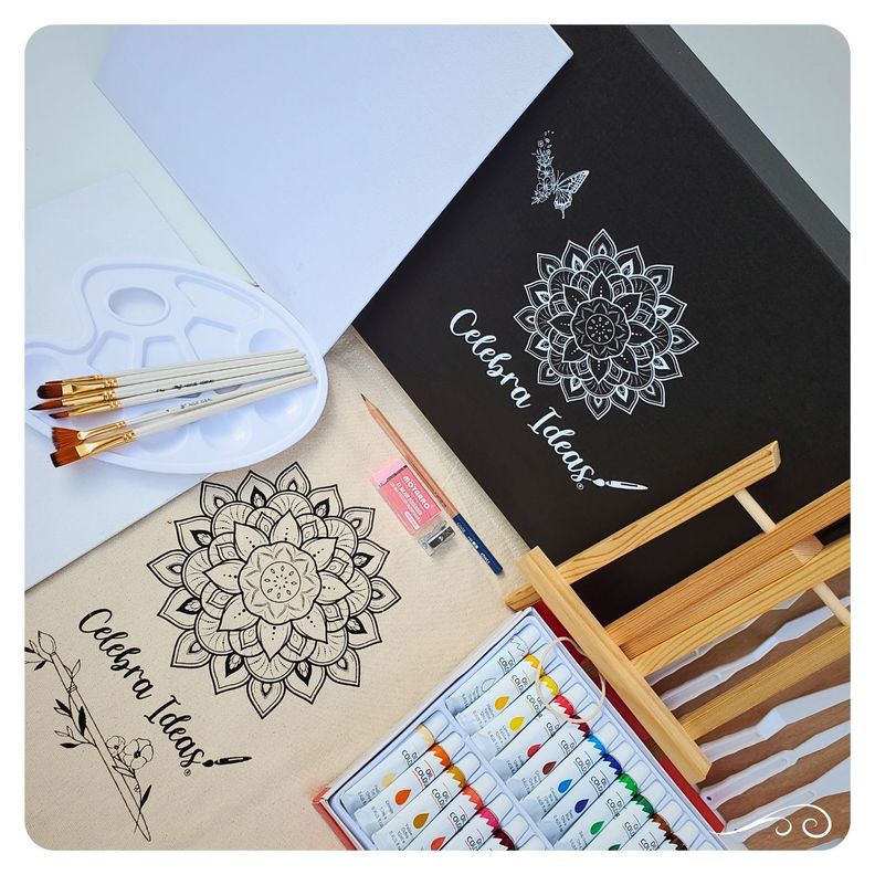 Set Arte Pinturas Acrílicas Kit arte 45 Piezas 24 Colores-7
