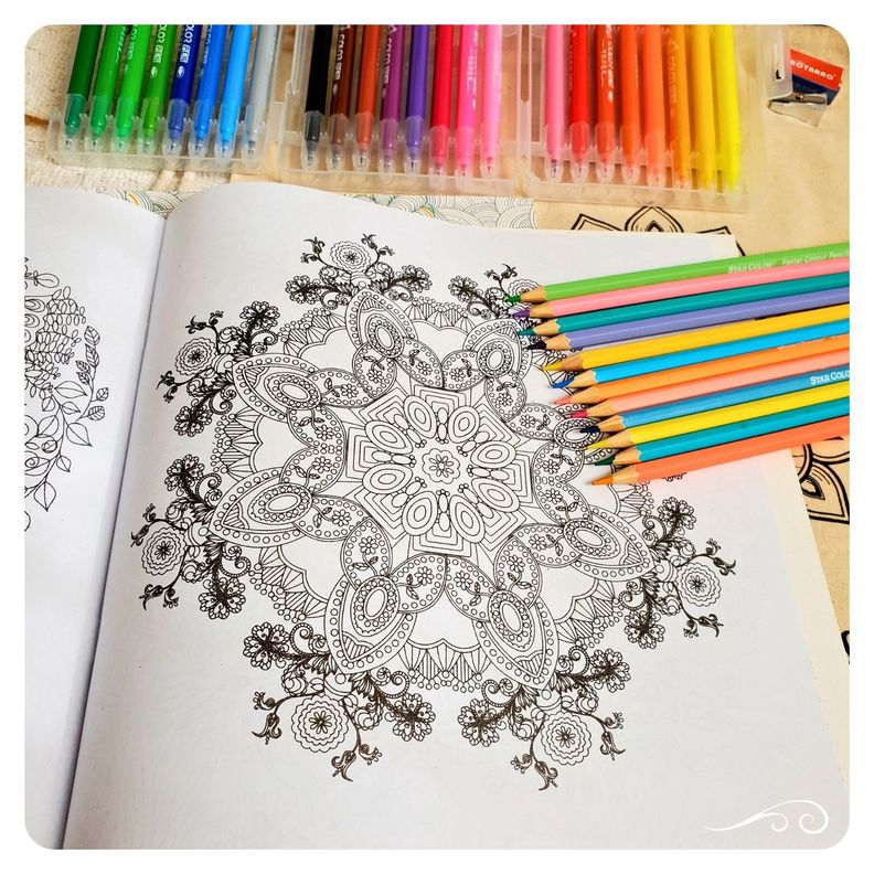 Set de Arte Dibujo kit Para Colorear mandalas 60 Pcs. Kit arte-2