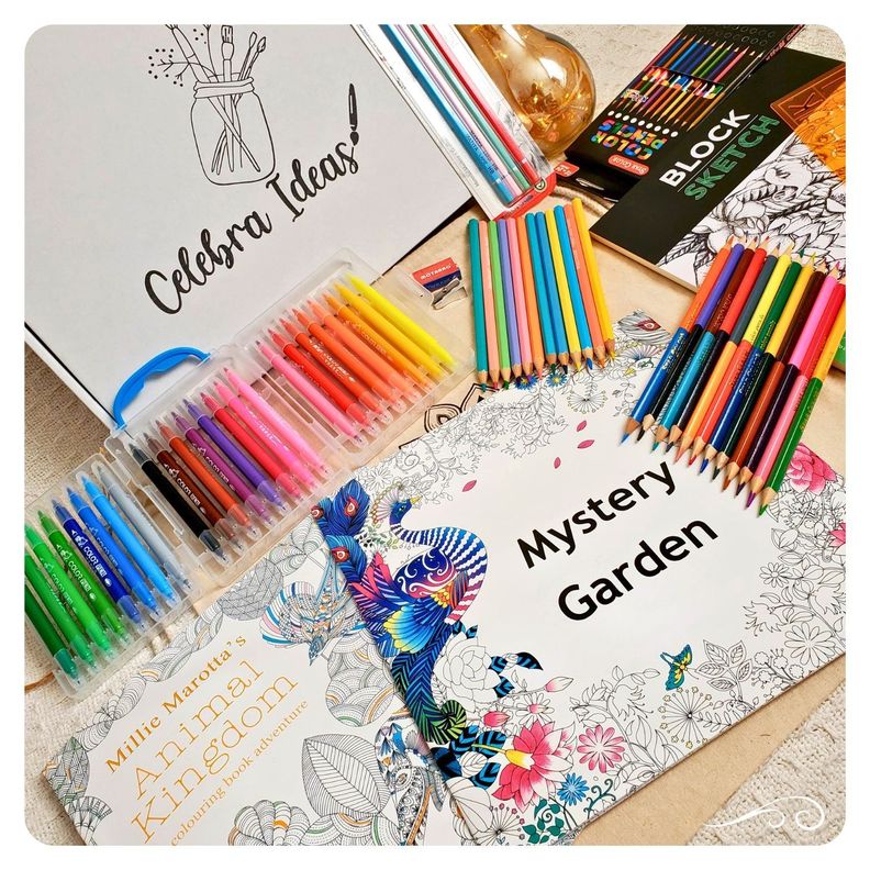 Set de Arte Dibujo kit Para Colorear mandalas 60 Pcs. Kit arte-6