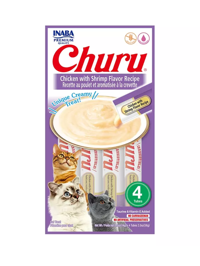 SNACK CHURU GATO CHICKEN Y SHRIMP 4 TUBOS-0