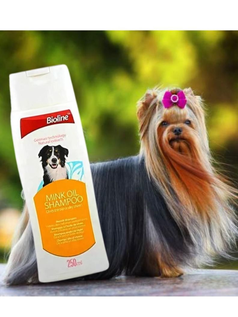 Shampoo aceite de vison pelaje sedoso y brillante 250ml-1