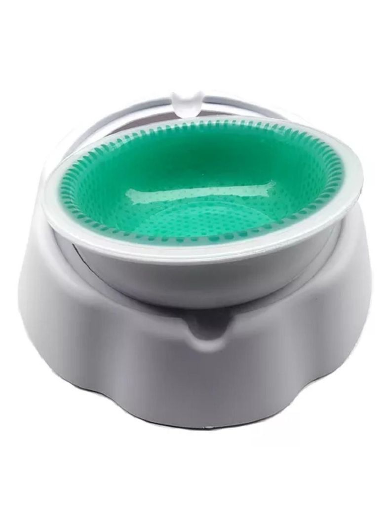 Plato Bebedero Comedero Refrescante Mascotas 21 Cm-1
