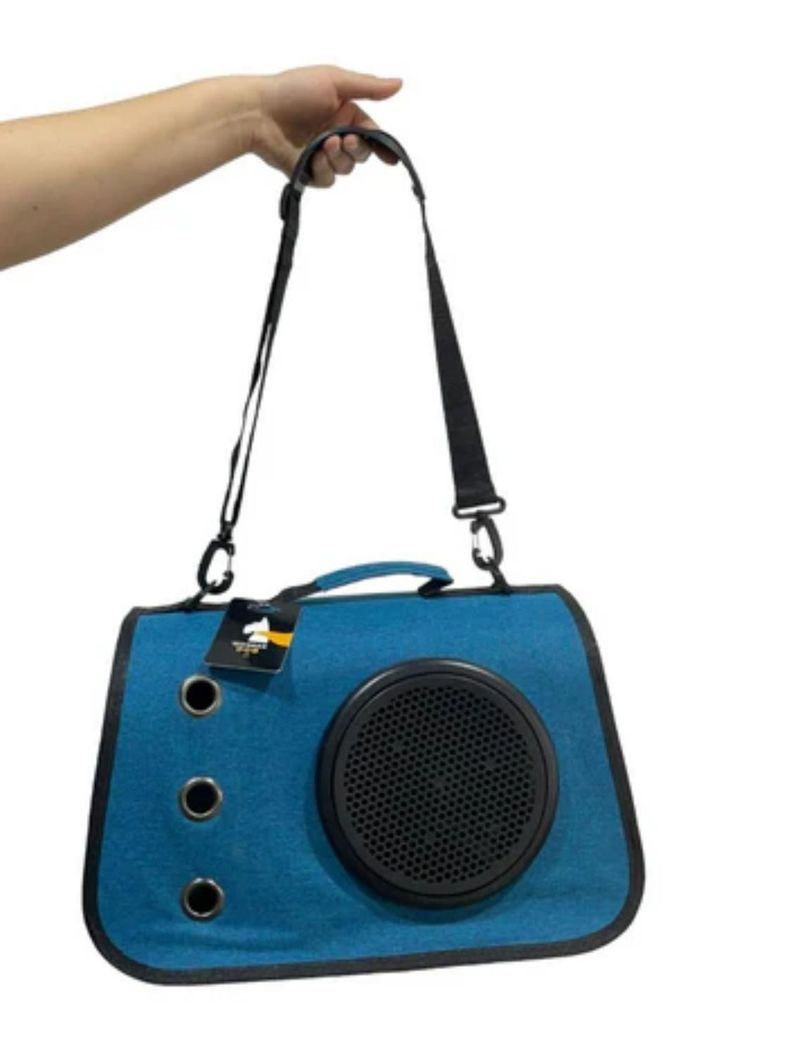 Bolso transportador para gatos pegable 40x26x25-3
