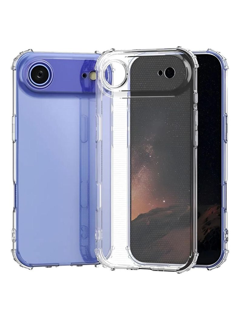 Carcasa para iPhone 17 Air Transparente Antigolpe Silicona Blanco