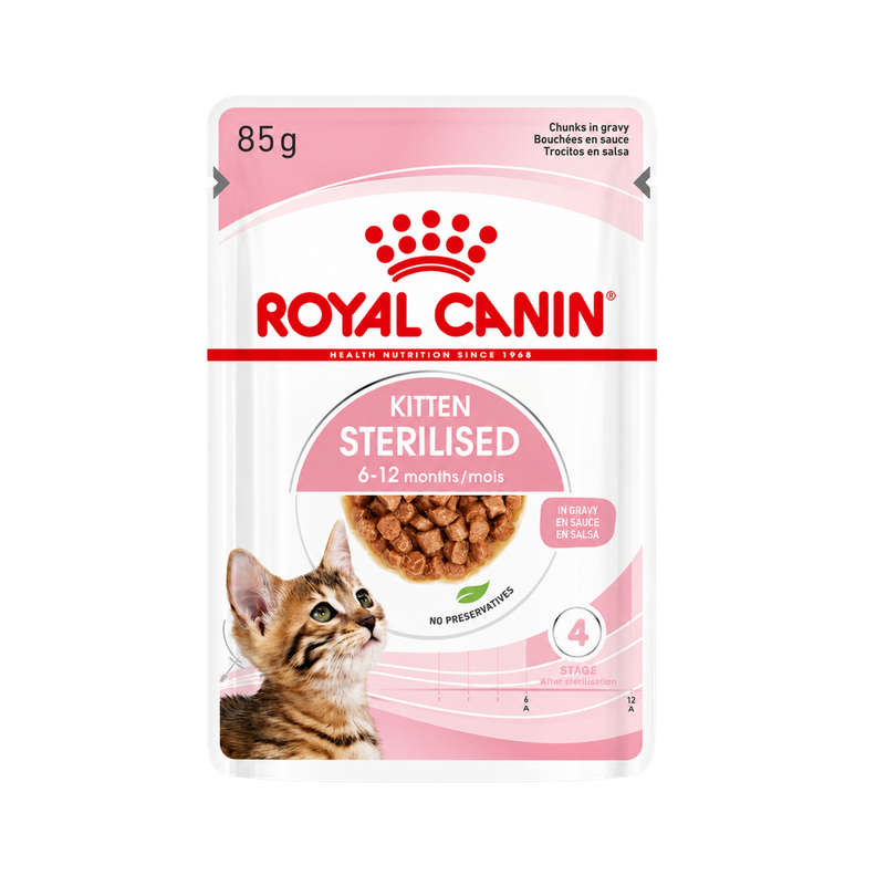 Royal Canin Kitten Esterilizado sobre 85g para gatitos Blanco 10