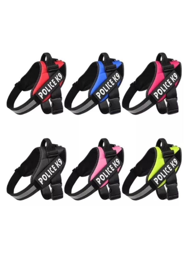 Arnes Pechera para perros reforzada police k9 talla L-3