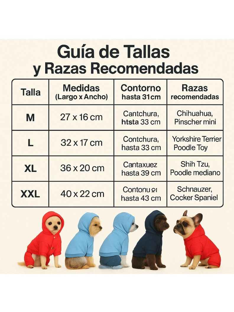 Parka para mascotas Polar Sport Talla XL 36x20 CM-2