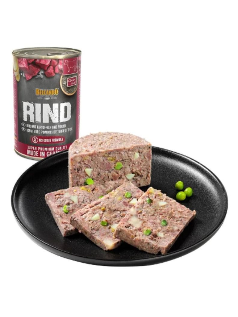 PACK 6 LATAS BELCANDO RIND TERNERA PATATA GUISANTES - 800 GR-2