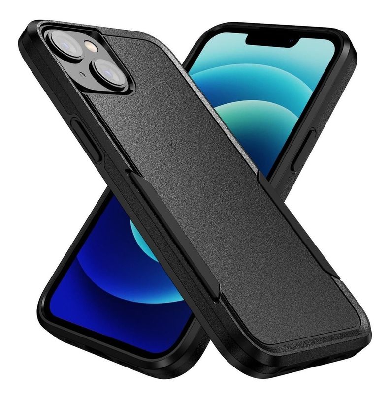 Carcasa para iPhone 14 Rugged Reforzada Antigolpes Negro