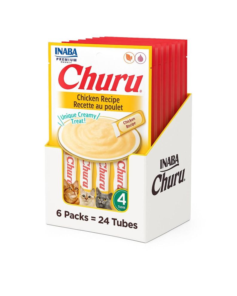 Churu Cat Pollo 14g x4 Tubos | Pack 6 Unidades Verde 10