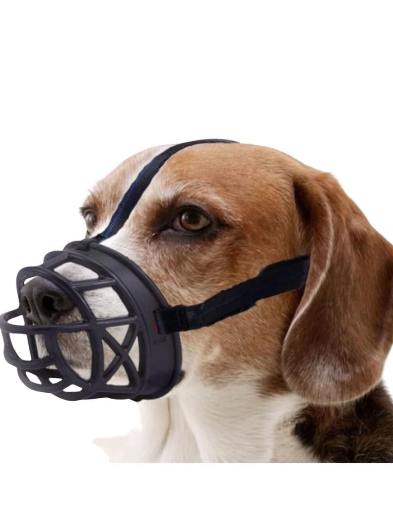Bozal Reforzado de Silicona para Perros Talla XL 11x11x14cm-0
