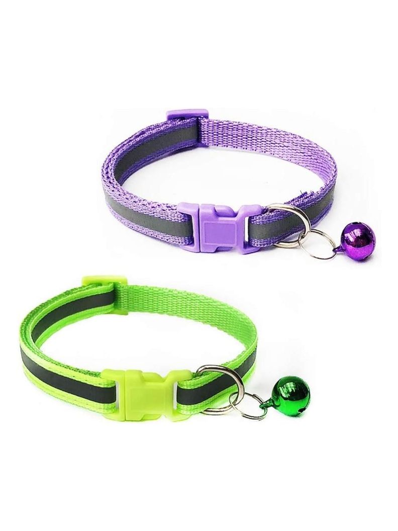 Collar Reflectante Con Cascabel Para Mascotas-1