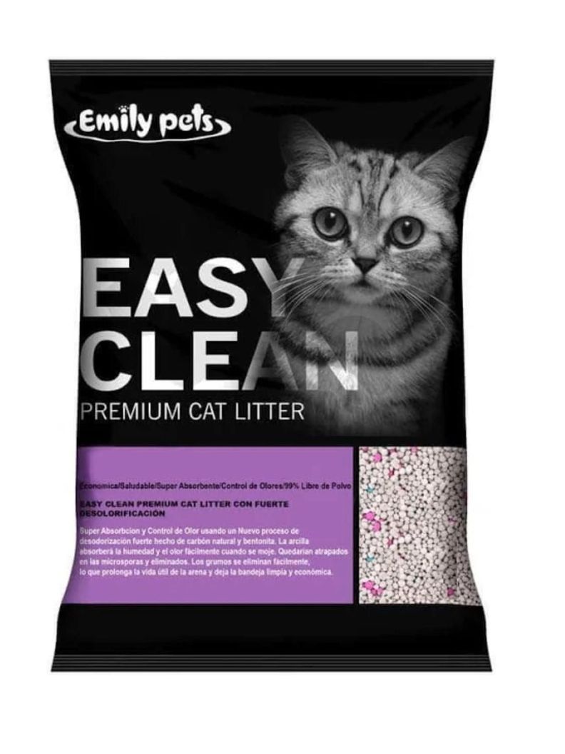 Arena Sanitaria Para Gatos Easy Clean 4KG Lavanda-0