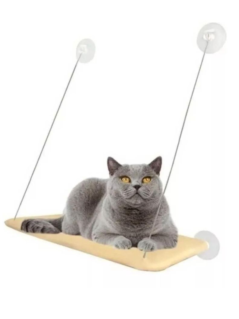 Hamaca Cama Para Gatos Colgante Ventana 55 x 35 cm-0