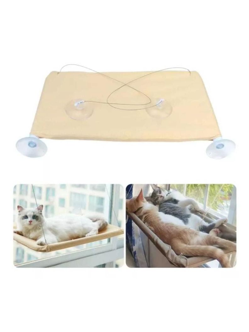 Hamaca Cama Para Gatos Colgante Ventana 55 x 35 cm-2