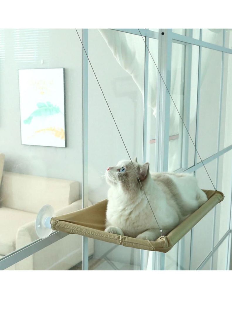 Hamaca Cama Para Gatos Colgante Ventana 55 x 35 cm-4