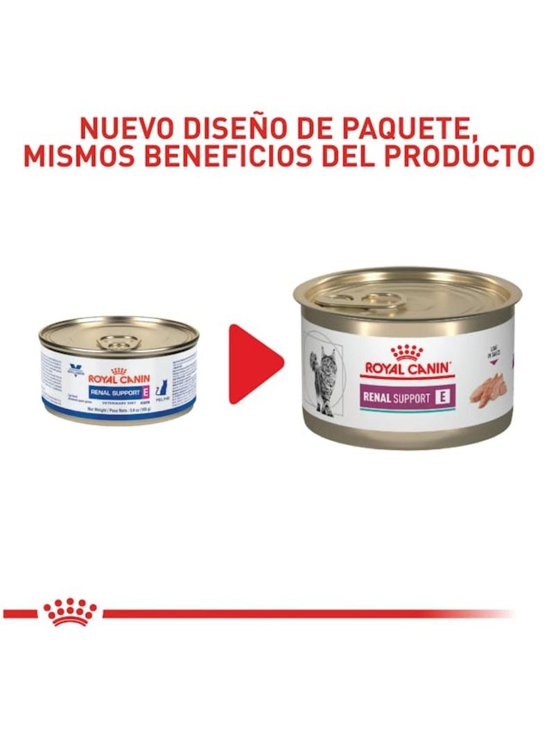 Alimento Royal Canin Renal Support Feline Lata 145 Gr - Pack X6-1