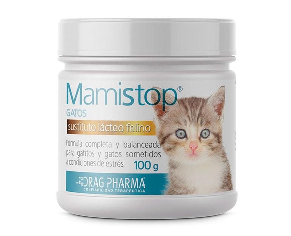 Alimento Leche Para Gatos Sustituto Lacteo 100GR Blanco 10