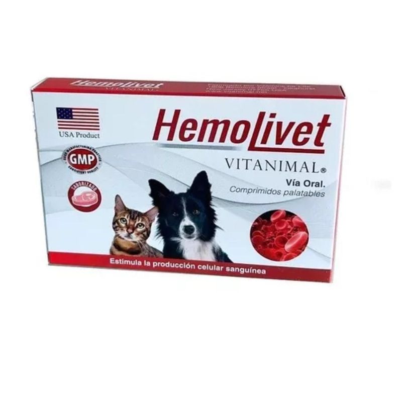 Hemolivet Vitanimal - 10 Comprimidos-0