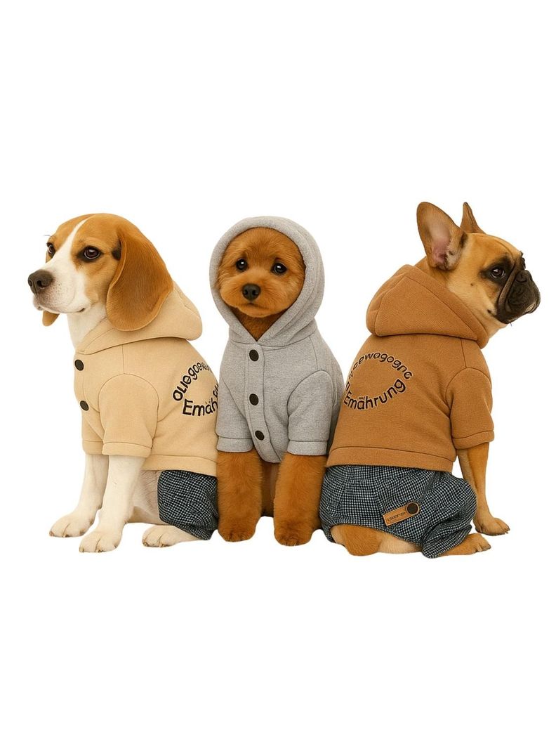Ropa para mascota poleron polar Talla XL 34x20 CM-0