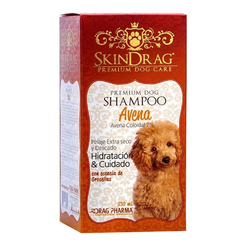 Shampoo Skindrag Avena Premium Para Perro 250ml - Drag Pharma-0