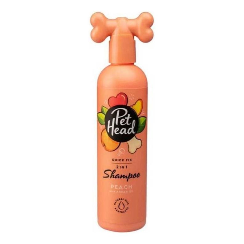 Shampoo 2 en 1 Durazno Y Aceite De Argan 475ml - Pet Head-0