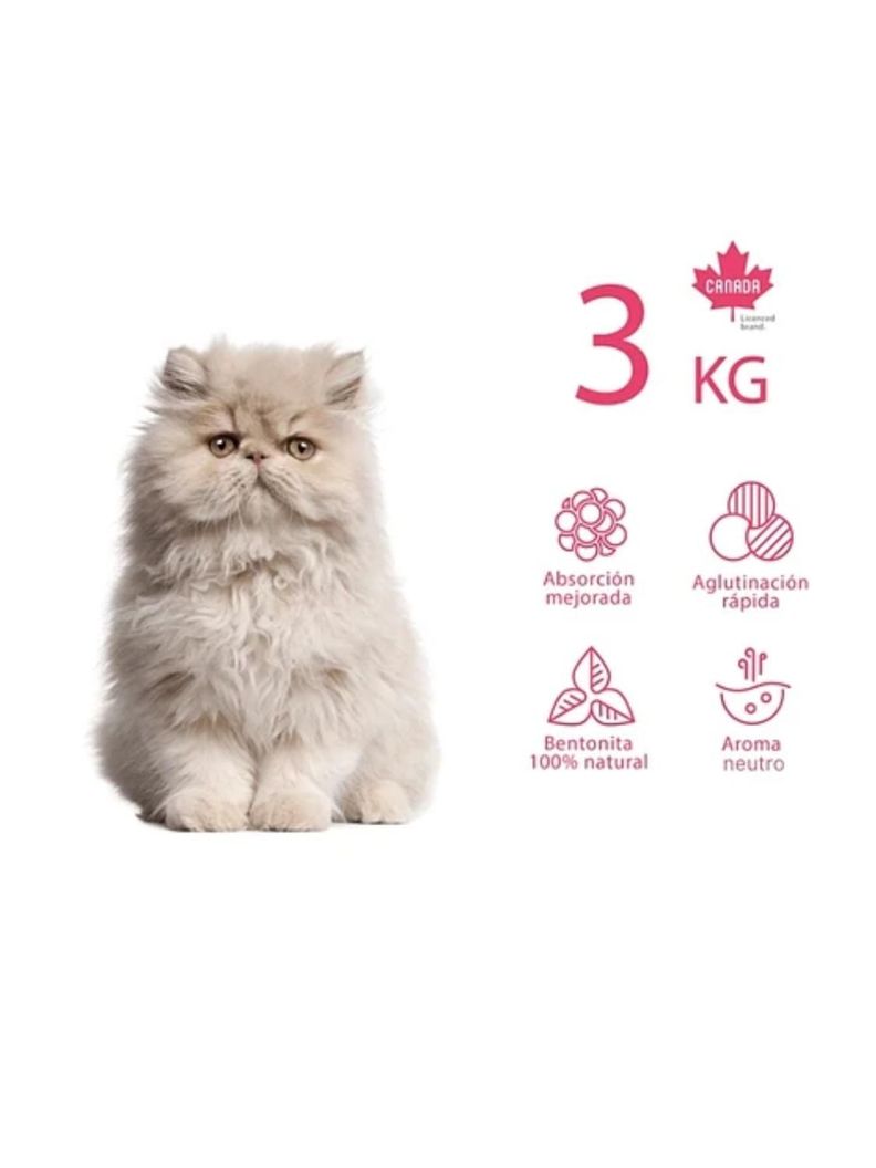 Arena Sanitaria Para Gatos We Love Cats - 3kg Aglutinante-1