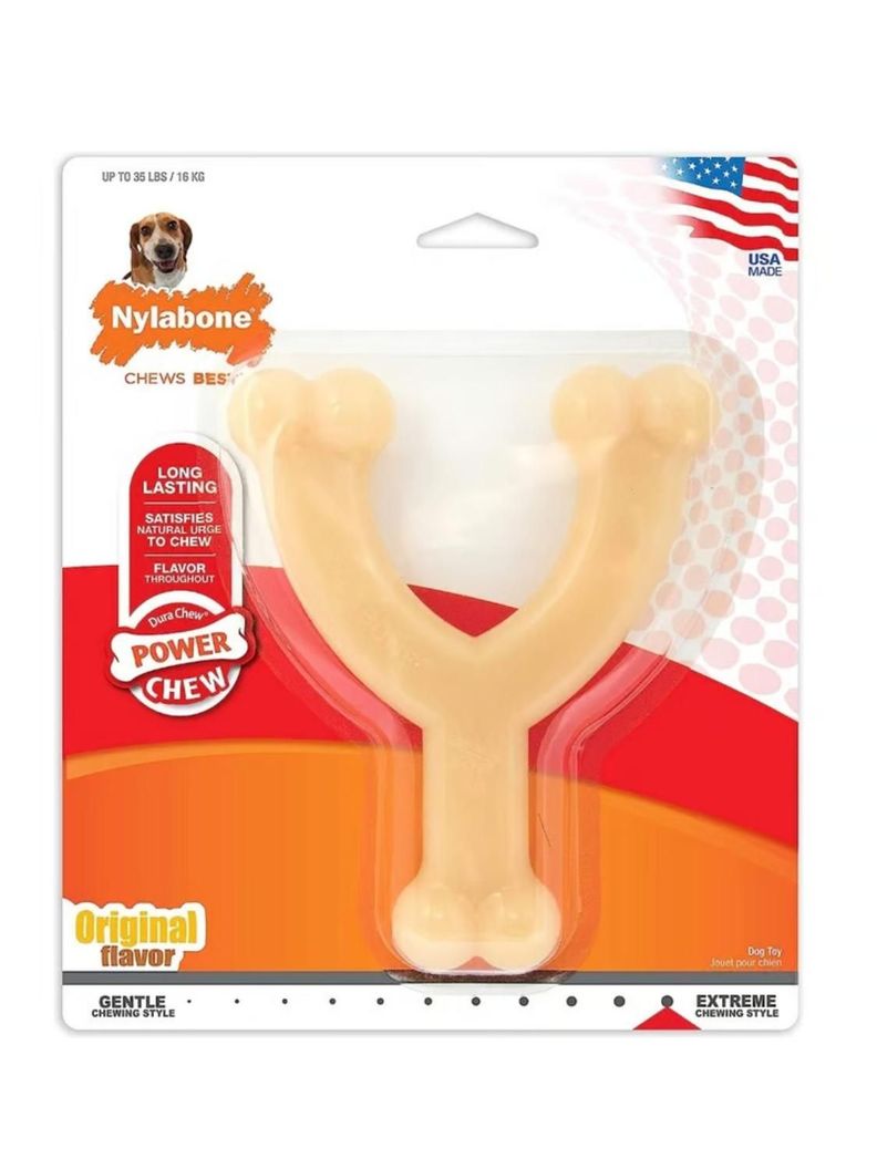 Hueso Nylabone mordedores extremos Anatomico Talla S 11Kg-0