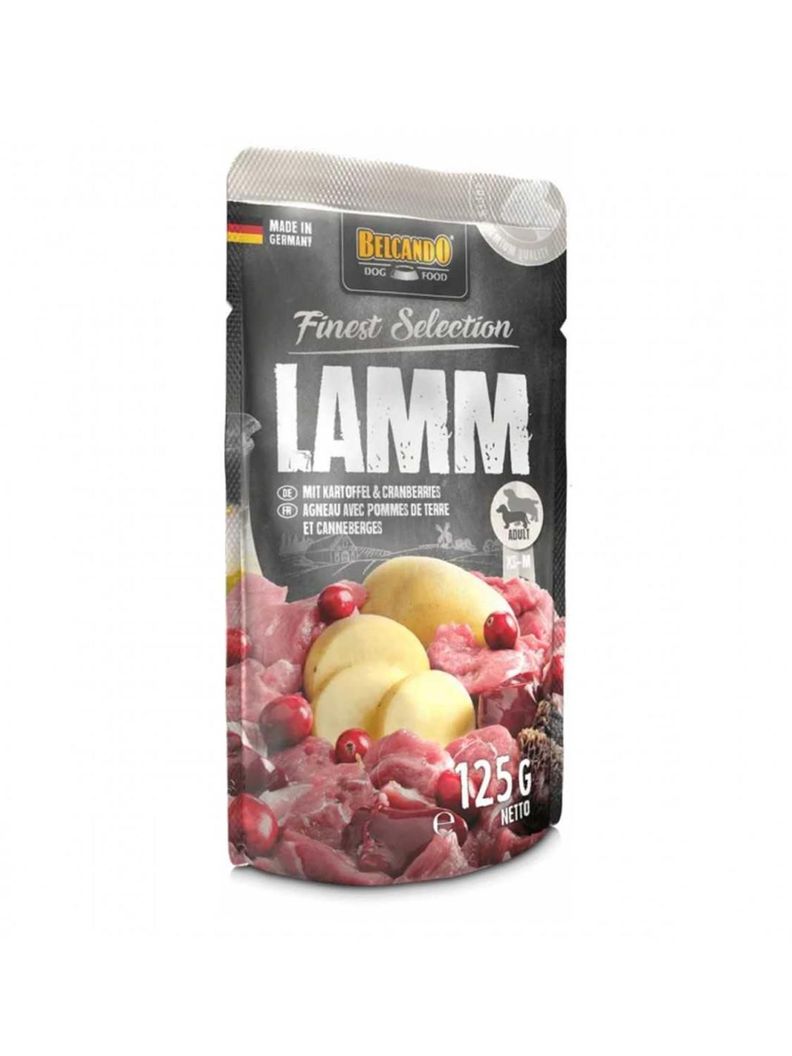 Alimento Belcando de Cordero Para Perros - Pouch 125gr-0