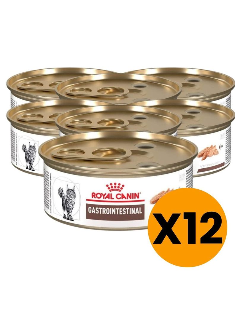 Alimento Royal Feline Gastrointestinal lata 145g - Pack X12-0