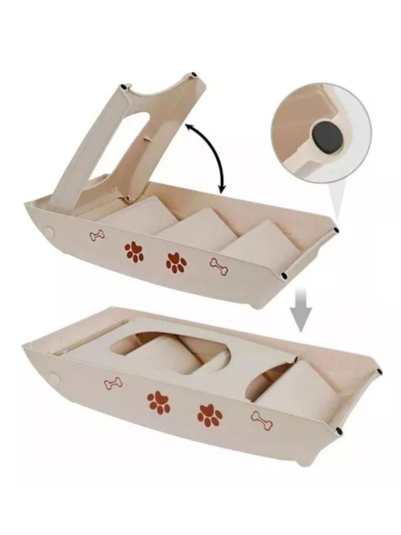 Escalera pegable para perros antideslizante 76x35x13cm-5