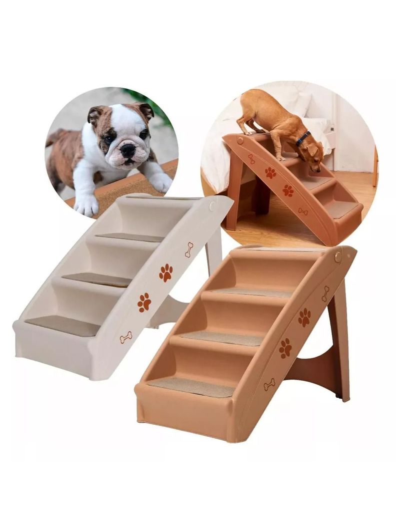 Escalera pegable para perros antideslizante 76x35x13cm-6