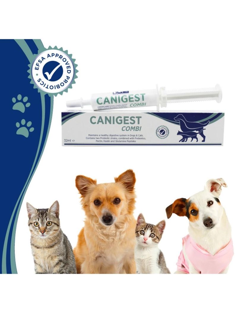 Probiotico Canigest Combi para perros y gatos 32 ml-1