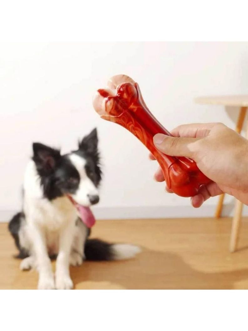 Hueso de Nylon Resistente aroma a tocino para perros 22cm-3
