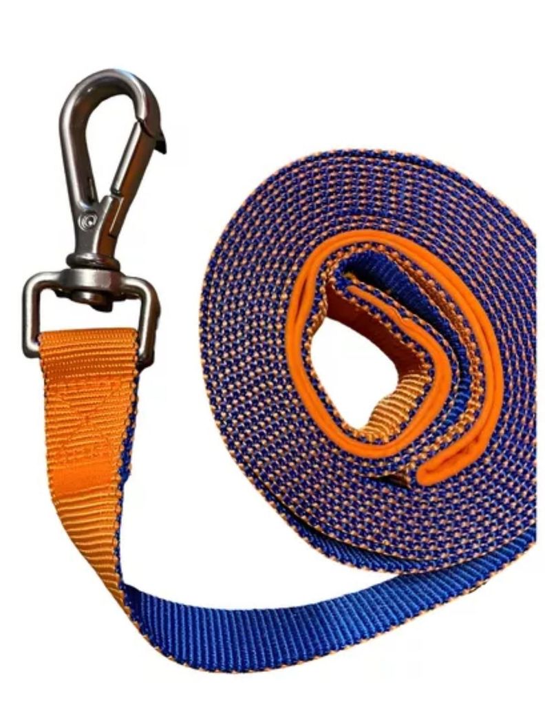 Correa Entrenamiento Larga de paseo 2.5cm ancho 6mts-3