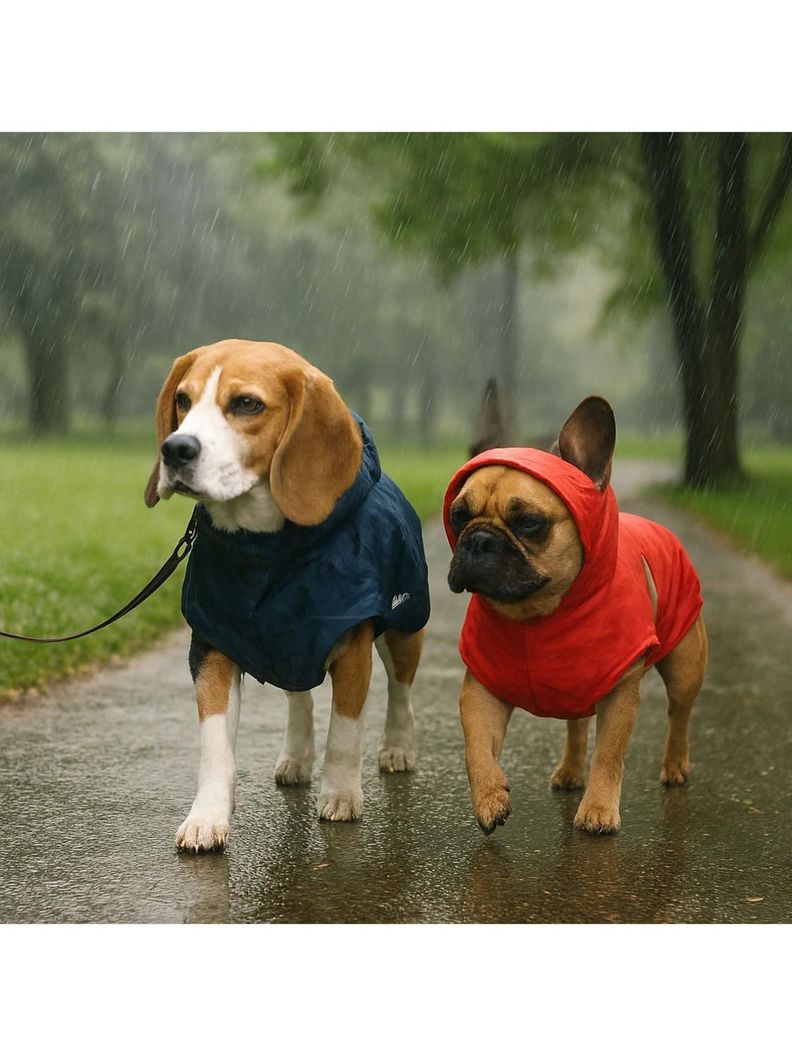 Parka impermeable reflectante para perros 3XL 47 CM-4
