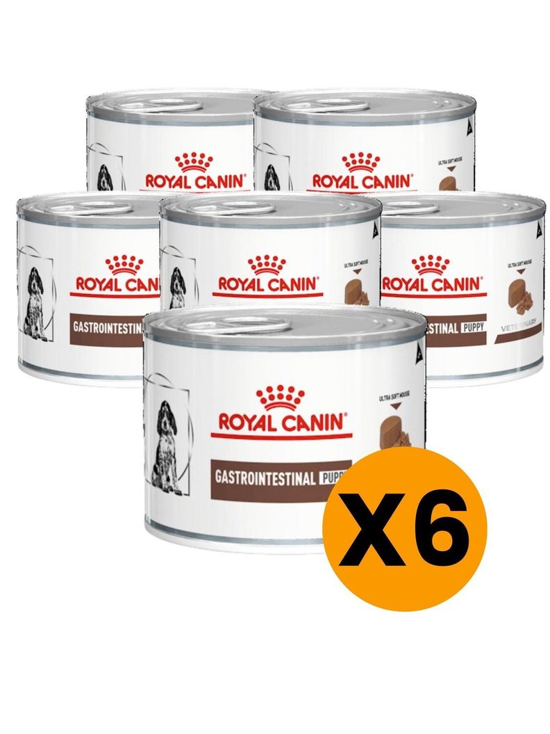 Alimento Royal Gastrointestinal Puppy Lata 195gr - Pack X6-0