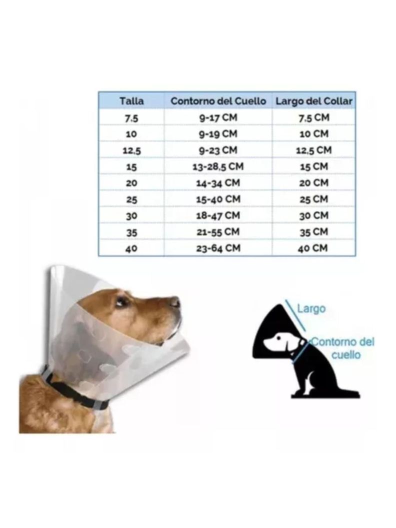 Collar Isabelino Para Mascotas Buster Classic 30 Cm-1