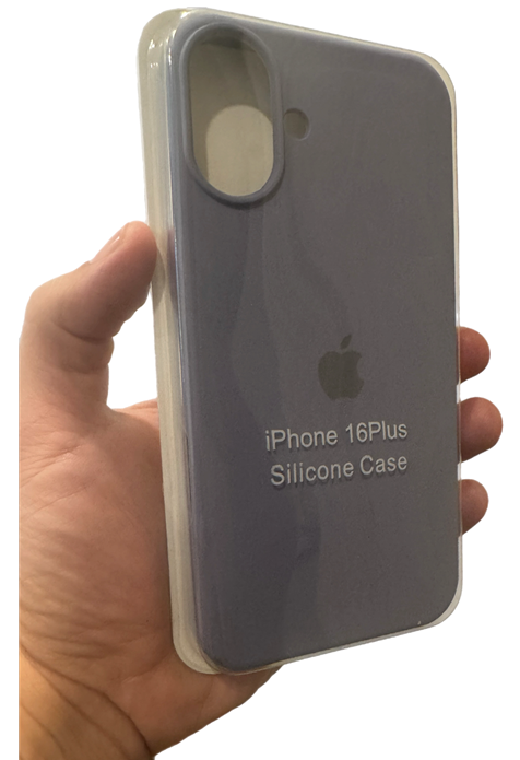 Carcasa Silicona Iphone 16 Plus - Color Gris-0