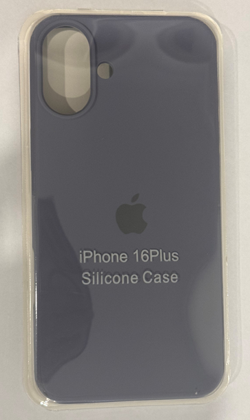 Carcasa Silicona Iphone 16 Plus - Color Gris-1