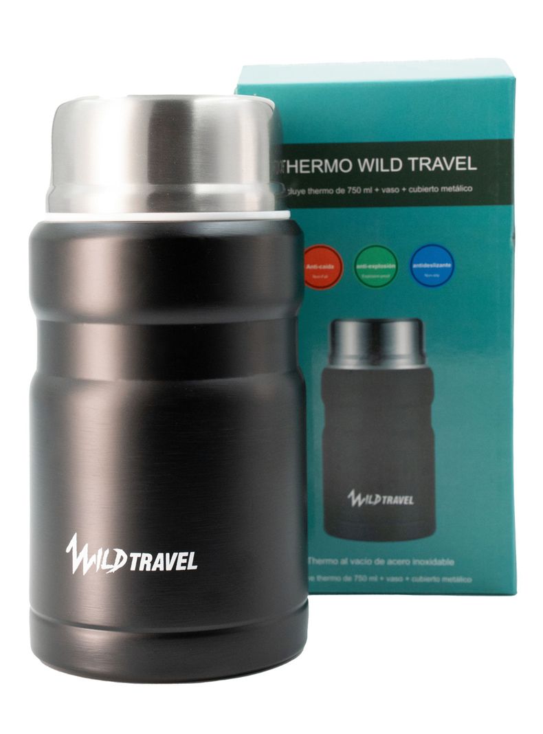 Termo Comida Y Líquido Wild Travel 750 Ml Tarro Outdoor-5