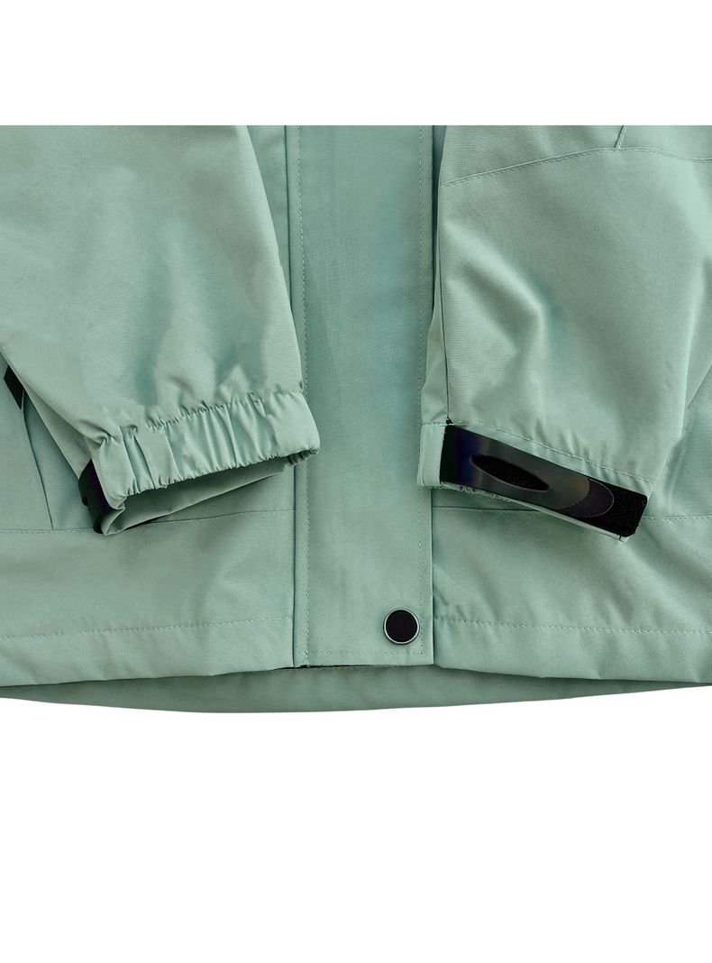 Chaqueta Corta Viento Impermeable Premium WildTravel Mujer-4
