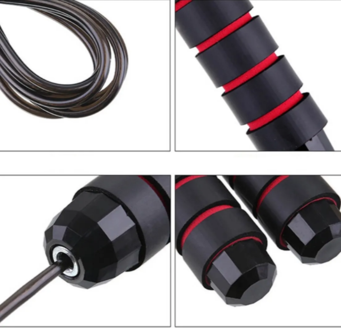 Cuerda 3m Saltar Doble Balero Speed Rope Alta Velocidad-5