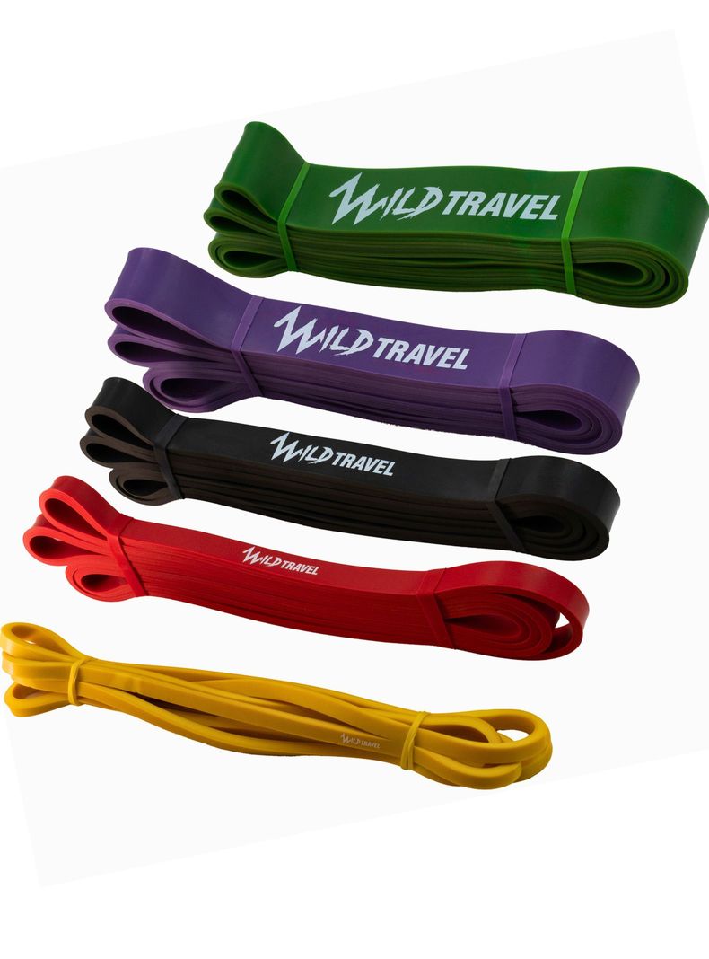 Kit 5 Power Bands Banda Elástica De Resistencia Pull Up Gym-1
